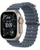 Apple Watch Ultra 3 GPS + Cellular 49mm Natural Titanium Case with Anchor Blue Ocean Band