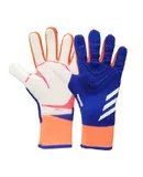 Soccer Goalkeeper Gloves，for Children, Teenagers & Adults ，Blue/Orange，Size 8#