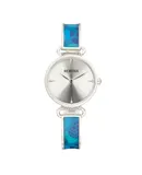 Bertha Katherine Enamel-Designed Bracelet Watch - Blue