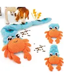 Dog Snuffle Toy, Interactive Dog Toys for Boredom,Hermit Crab Shape Squeaky Dog Chew Toys for Small Medium Dogs Release Stress, Snuffle Toys for Puzzle & Natural Foraging Instinct Training