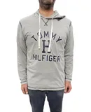 Tommy Hilfiger Long Sleeve Hoodie In Gray Heather