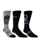 Queen Socks Logos and Crests 3 Pack