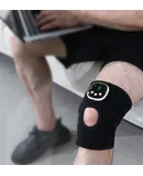 EMS pulse knee massager knee pads sports hot massage knee pads rechargeable massage knee pads micro-current massage（Square 8 Mode English）