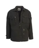 Gioberti Men's 100% Cotton Casual Outerwear Twill Multi Pocket Cargo Shirt Jacket