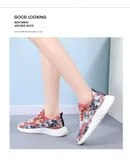 Women's Slip-On Tennis Shoes Walking Running Sneakers Lightweight Breathable Casual Soft Sole Mesh Work Fitness Sneakers