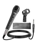 5 Core Microphone Professional Dynamic Karaoke XLR Wired Mic w ON/OFF Switch Pop Filter Cardioid Unidirectional