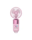 Sanrio handheld fan mini portable folding fan digital display usb rechargeable desktop fan
