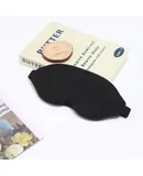 MZOO Luxury Sleep Mask for Back and Side Sleeper, 100% Block Out Light Sleeping Eye Mask for Women Men, Zero Eye Pressure 3D Contoured Night Blindfold, Breathable & Soft Eye Shade Cover