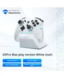 MACHENIKE G5Pro Max Set Offer Gaming Controller With RGB Charging Stand Hall Effect Stick Trigger Wireless Gamepad For Switch PC-G5pro max -Play Edition-White