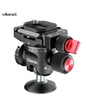 Ulanzi Aluminum Alloy 360° Panoramic Ball Head Tripod Mount 20KG Payload Horizontal Vertical Shooting with Cold Shoe Acra Swiss Quick Release Plate Universal 1/4-inch Interface for DSLR SLR Camcorder Action Camera