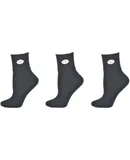 Classic Ribbed Single Cuff Pima Cotton 3 Pairs School Uniform Socks