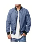 Men's Lightweight Bomber Jackets Light Track Jackets Casual Summer Windbreaker Outdoor Golf Fashion Coat for Men