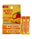 Mango Moisturizing Lip Balm Twin Pack by Burts Bees for Unisex - 2 x 0.15 oz Lip Balm