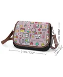 Proud to Be A Nurse Vintage Crossbody Bag for Women Medium Leather Hobo Bags Shoulder Bag Classic City Leather Satchels