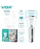 VGR V-733 6-in-1 Women's Hair Remover Armpit Hair IPX7 Wash Razor Home Trimmer Portable set