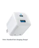 Anker mobile phone fast charging wall charger 33W dual port charging 1A1C fully compatible white