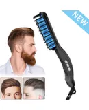 Men and women hair straightening comb beard comb hair straightener styling comb multifunctional 2-in-1 hair comb