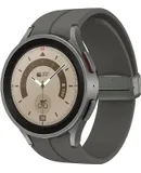 Galaxy Watch 5 Pro 45mm Smartwatch with GPS, Heart Rate, Fitness Tracking - Titanium, Sapphire Glass, Improved Battery