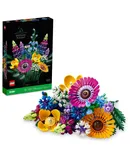 LEGO Icons Wildflower Bouquet Set - Artificial Flowers with Poppies and Lavender, Adult Collection, Unique Home Décor, Botanical Piece, 10313