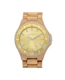Earth Wood Centurion Bracelet Watch - Khaki/Tan
