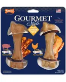 Gourmet Style Strong Chew Toy Bundle, Toys for Dogs, Bacon & Chicken Flavor, Small Up to 25 lbs, 2 Pack