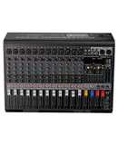 Audio Mixer 12 Channel DJ Mixing Board Bluetooth USB Analog Professional Mezclador De Audio