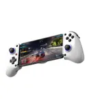 D11 mobile game controller suitable for Android/iPhone 15 series (USB-C), with Hall effect joystick, game controller RGB mobile game controller supporting PS remote playback, PlayStation, Steam Link white