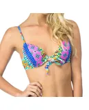 Hobie Underwire Bikini Top In Seam Weaver