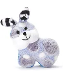Silly Squad Cute Cuddly Dog Toys Fun Heart Embossed Squeaky Animals Soft Plush (Bunny)