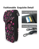 Hope Heals Awareness Pu Leather Crossbody Phone Bag Card Slots Flip Phone Purse With Adjustable Strap 7.6x4.9inch
