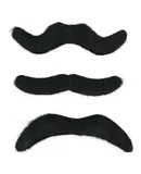 Skeleteen Fake Mustache - 3 Pack