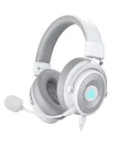 EKSA headwear Gaming headset 7.1 esports cable control headset computer mobile phone universal -E900 Pro 7.1 White