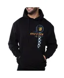 NASCAR Hooded Sweatshirt - Kyle Busch - 8 White by DelSol for Men - 1 Pc T-Shirt (S)