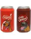 \u2013Soda Can -Combo PackDog Toy 100% Vinyl. Made Durable & Strong. Novelty Play Toy &Floats (Canine Cola & Mr. Slobber)