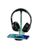 15w multifunctional cell phone wireless charger, headset holder RGB seven colors night light ambient light