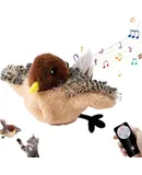 Interactive Flapping Cat Toys Catnip, Electronic Flappy Toys Motion Activated, Automatic Cat Toys for Indoor Cats, USB Rechargeable Cat Enrichment Toy for Hunting and Kicker, Birds Couple