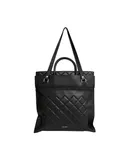 Belle & Bloom Women's Lost Lovers Quilted Leather Tote in Black