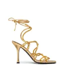 Valentino Garavani Rockstud Net Lace-Up Sandals
