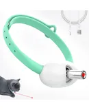 Laser Pointer Collar for Cats, Wearable Automatic Cat Laser Light Collar Toy, Electric Smart Amusing Collar for Kitten, USB Rechargeable Interactive Cat Toy