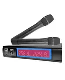 VHF Dual Channel DIGITAL  2 Pieces Wireless Microphone System Receiver