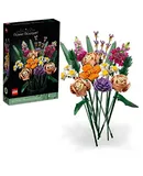 LEGO Icons Flower Bouquet Building Decoration Set - Artificial Flowers with Roses, Decorative Home Accessories, Gift for Him and Her, Botanical Collection and Table Art for Adults, 10280-51YYq43h2zL