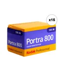 15x Kodak Professional Portra 800 Color Negative Film (35mm Roll Film, 36 Exposures)