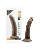 Dr. Skin Realistic 7in Dildo Brown