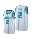 Men's Charlotte Hornets LaMelo Ball 2# Basketball Jersey White