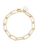 Large Elongated Link Chain Bracelet by eklexic