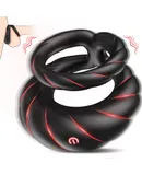 Vibrating Cock Ring Sex Toys for Men - Penis Ring Vibrator with 10 Vibrations,  Couples Mens Male Adult Sex Toys & Games,BLACK