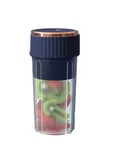 Chujian Juicing Cup Large Capacity Home Outdoor Rechargeable Portable Juicer Juicer, Blue, 300ml