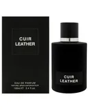 Cuir Leather by Fragrance World for Men - 3.4 oz EDP Spray