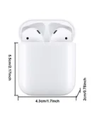 Wireless Earbuds Bluetooth Headset for 2nd Pods with Wireless Charging Case Used(2nd Generation)