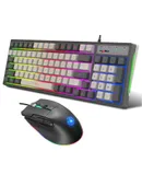 96 Keys Membrane Key Mouse Set RGB Backlight 7D Gaming Mouse Macro Programmable 7200dpi